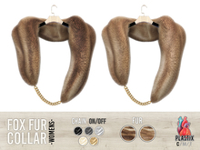 PLASTIX - Fox Fur Collar (Golden) - Women