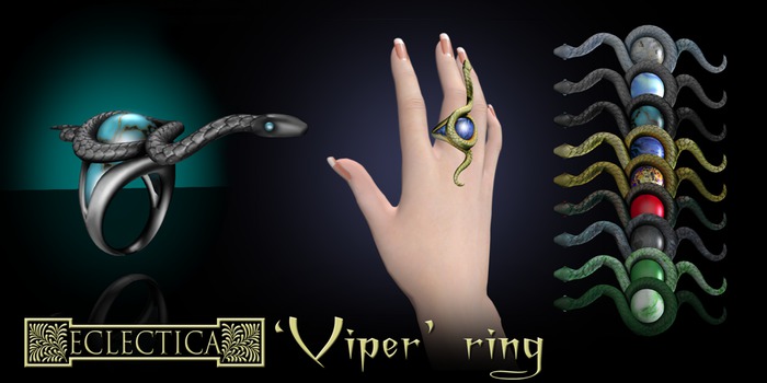 Eclectica 'Viper' Ring