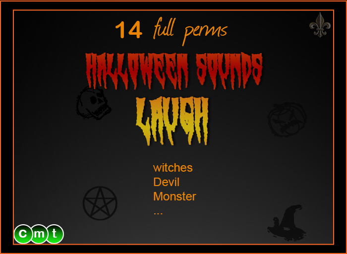 -----LS Inc. Full perms Halloween SOUNDS laugh-----