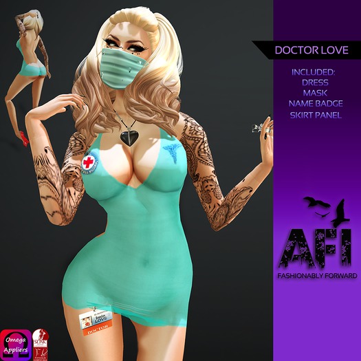 AFI Designs Doctor Love outfit  *add me*