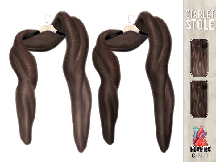 PLASTIX - Starlet Stole (Brown)