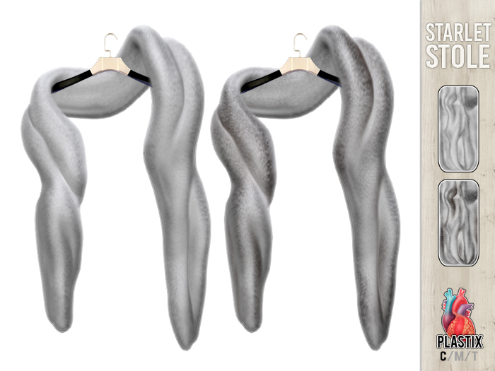 PLASTIX - Starlet Stole (Grey)