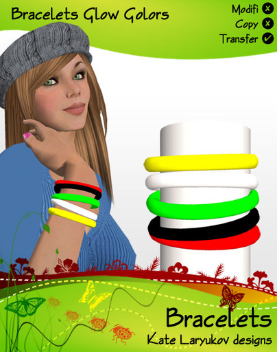 [K's K] Bracelets Glow Colors