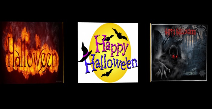 V & H Halloween poster texture set full perms