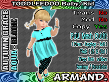 --ARMAND-- AUTUMN GRACE - AQUA-BLACK