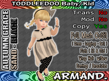 --ARMAND-- AUTUMN GRACE - SAND-BLACK