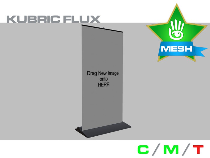 KUBRIC FLUX - Roller Banner Sign 01