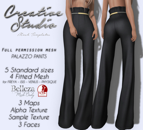 - CREATIVE STUDIO - Palazzo Pants