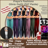 Freya's Fashions Olivia Outfit (FAT Pack)