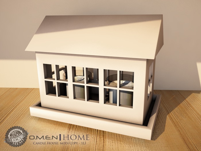 O.M.E.N - Home - Candle House - white