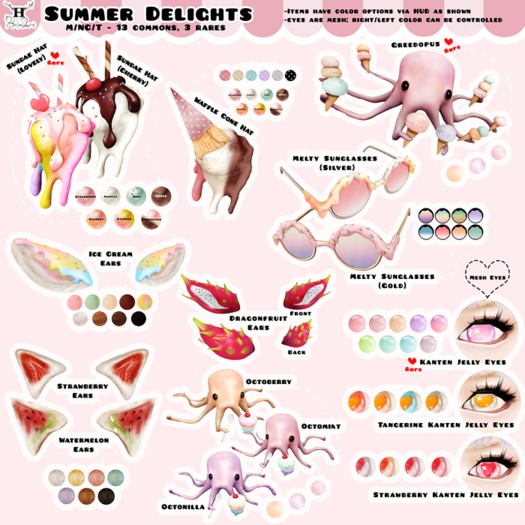 +Half-Deer+ Summer Delights - Greedopus (texture change) Rare