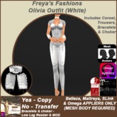 Freya's Fashions Olivia Outfit (White)