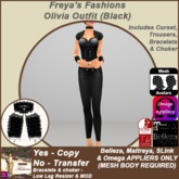 Freya's Fashions Olivia Outfit (Black)