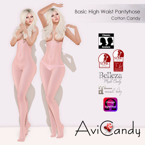 ><(AC)>< Clumsy Girl Stockings - Thigh High - Marshmallow