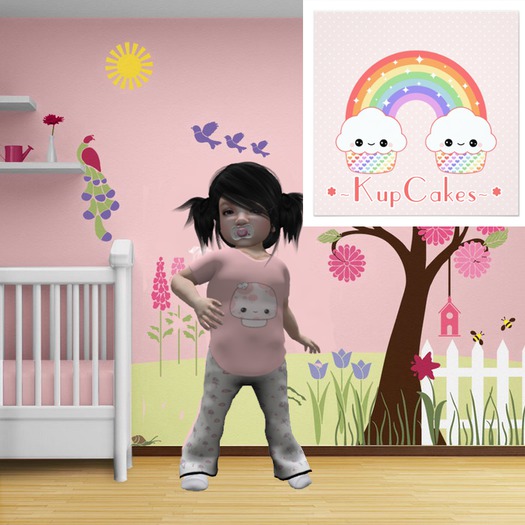 Pink Mushroom Pajamas