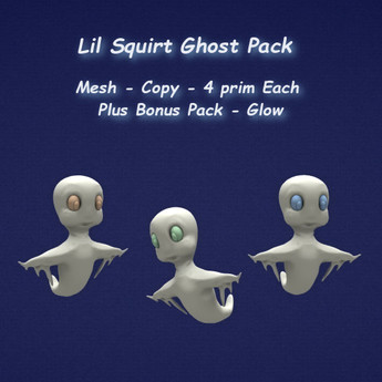 Second Life Marketplace - Lil Squirt Ghost Pack