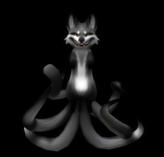 {L} Nightmare Kitsune; Silver