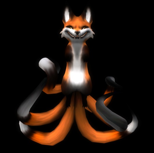 {L} Nightmare Kitsune; Orange