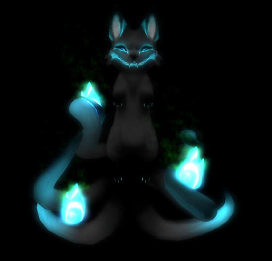 {L} Nightmare Kitsune; Enchanted - RARE