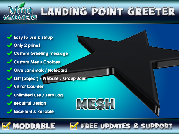 Mint Gadgets - Welcome Mat Greeter & Menu Giver