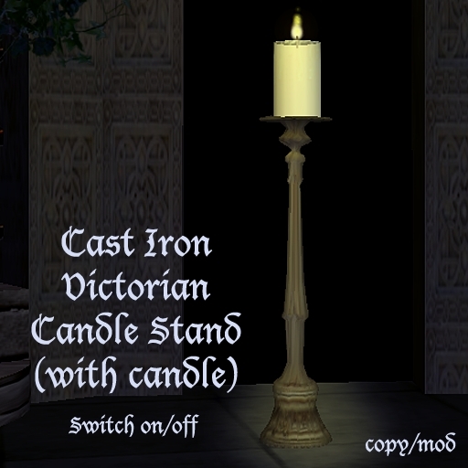 Cast Iron Candle Stand (boxed)