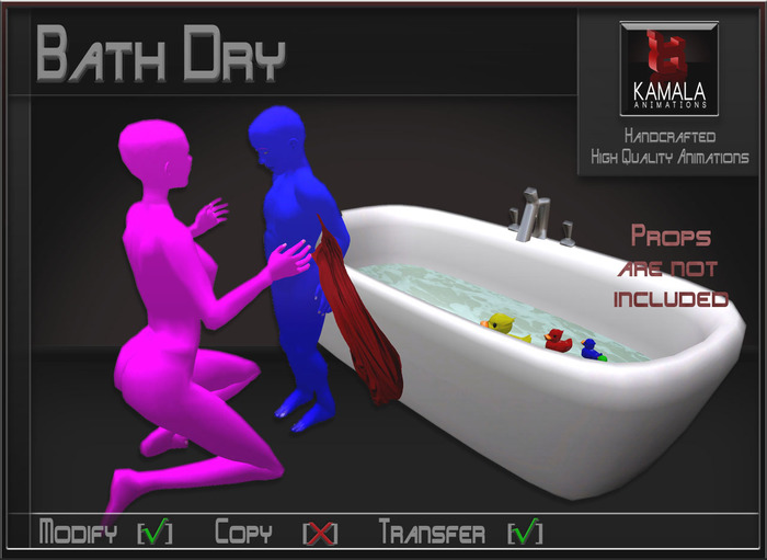 Kids Child SL *Bath Dry* Transferable Poseballs