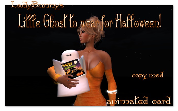 ~Hauntingly Halloween~Little Ghost to wear for Halloween!