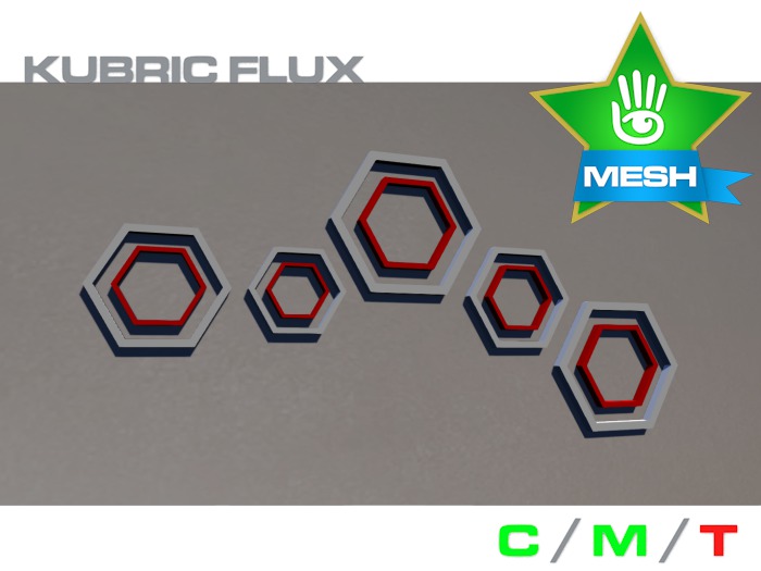KUBRIC FLUX - 3D Wall Decor 01