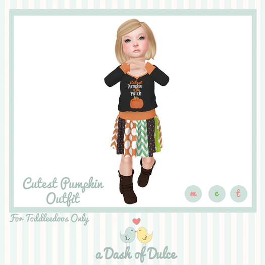 -DD- Cutest Pumpkin Outfit