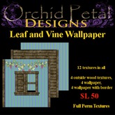 -OPD- Leaf and Vine Wallpaper[boxed]