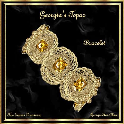 TST - Georgiastar Topaz Bracelet Gold.