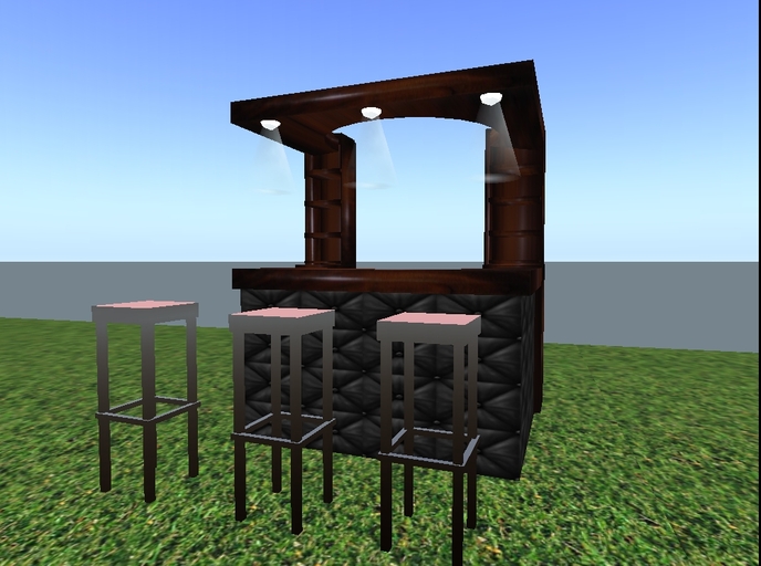 41 Prims-  Bar with 4 stools