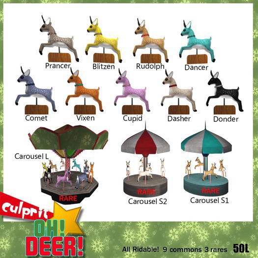 Culprit Oh~Deer Carousel S1 RARE