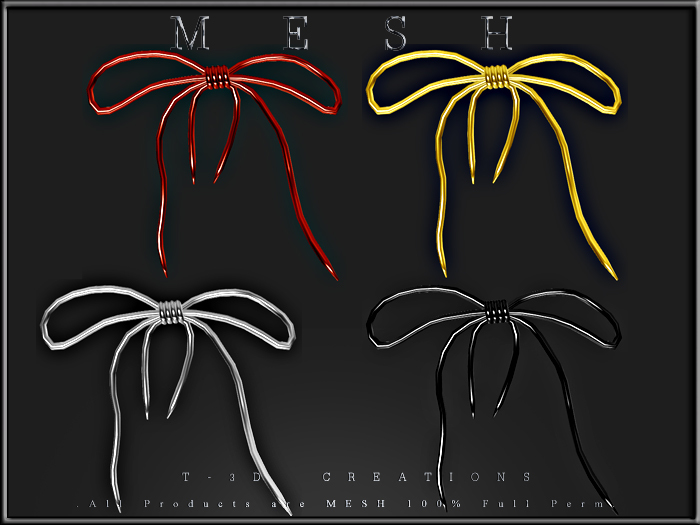 T-3D Creation [Button] MESH - Full Perm