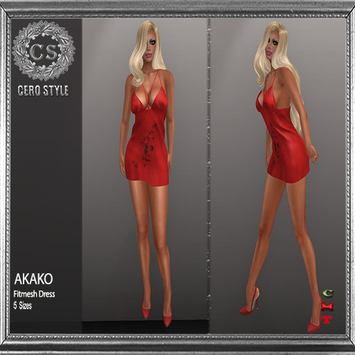 CERO STYLE Akako Dress Red
