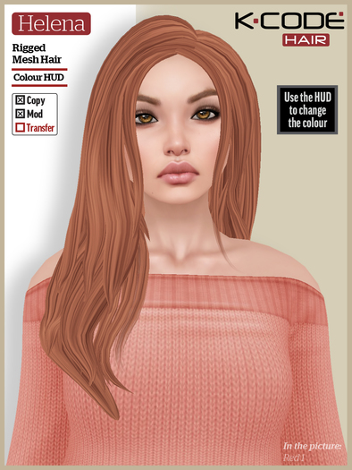 K-CODE Helena Light Blondes - Rigged Mesh Hair