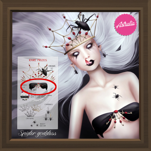 Astralia - Spider Goddess BRA RARE