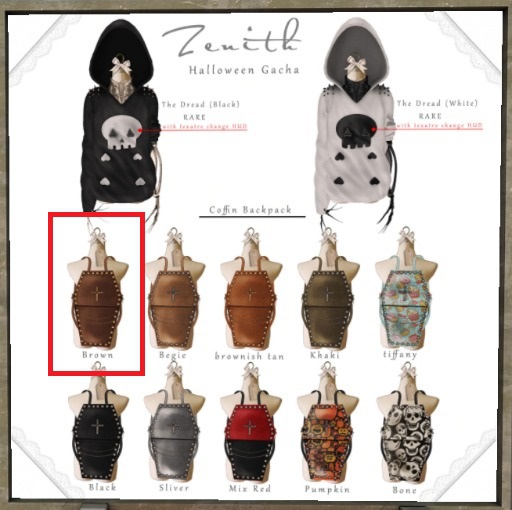 =Zenith=Coffin Backpack (Brown)
