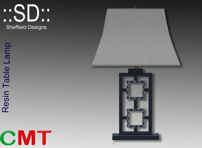 ::SD:: Resin Lamp - Black/Red [Boxed]