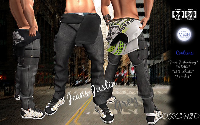 Jeans Justin Grey