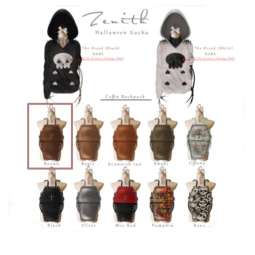 =Zenith=Coffin Backpack (Brown)