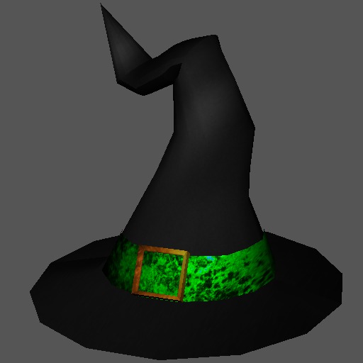 BBB Full Perm Mesh Witches Hat Boxed