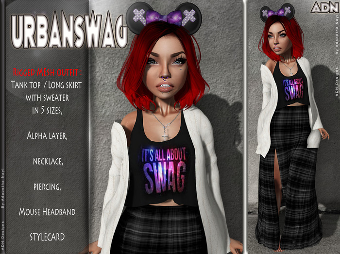 [ADN] URBANSWAG (MESH OUTFIT) 