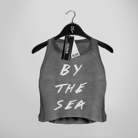 Emery BTS Crop Top Grey