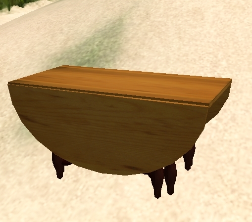 Table - Gate Leg Table -both leaves down