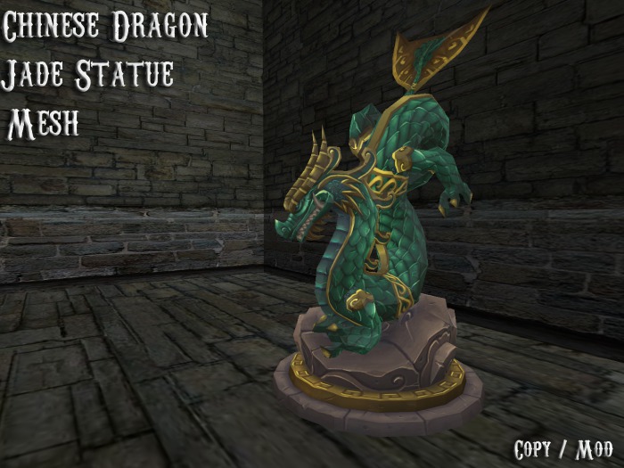 Chinese Dragon Statue Jade