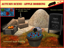 Autumn Scene - Apple Bobbing