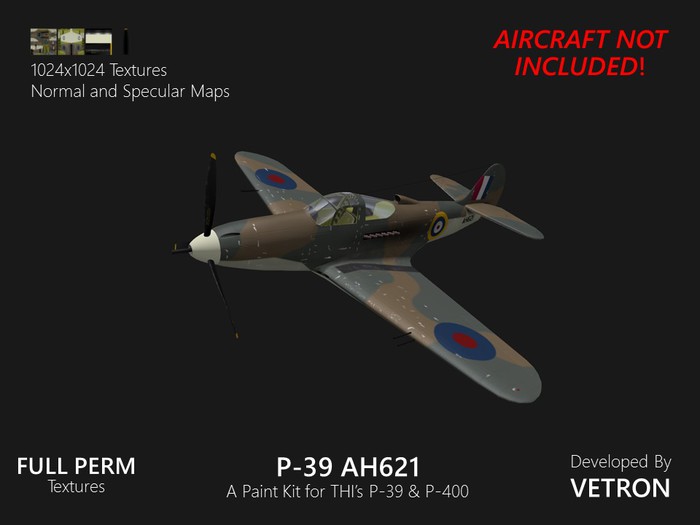 [Vetron] P-39 AH621