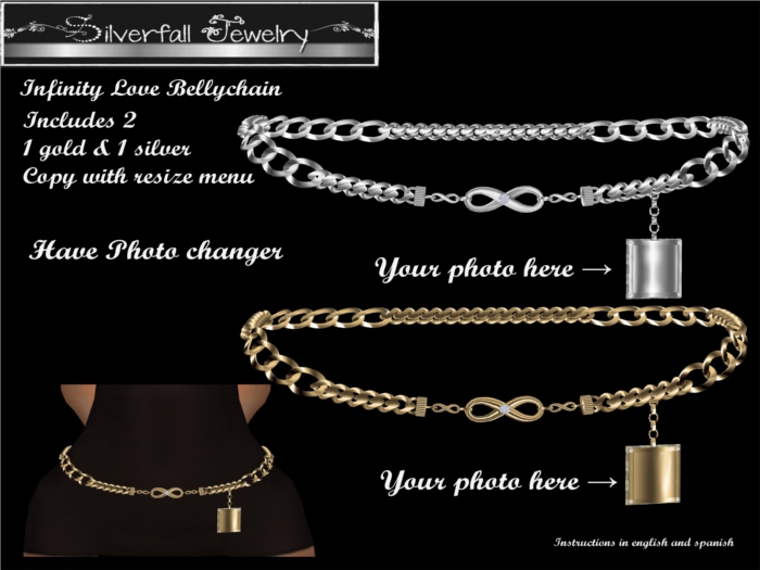 Infinity Love Bellychain