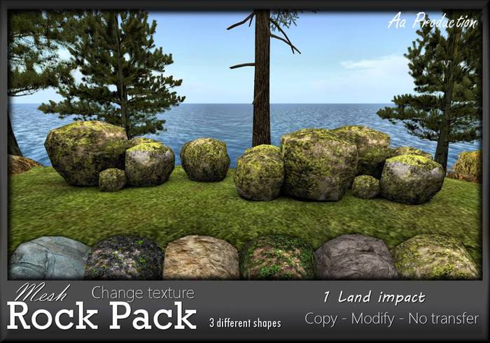 Aa - Rock stone Pack mesh